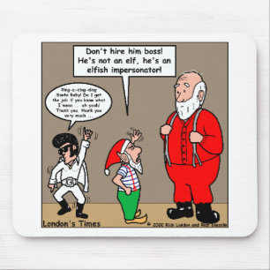 Santa & Elfen Imiteerder Grappige Cadeaus & T-shir Muismat