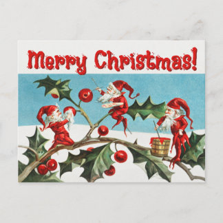  Santa Elves Feestdagenkaart