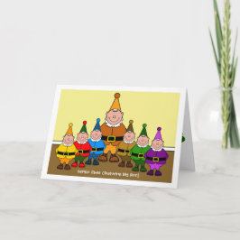 Santa Elves (met Big Ron) Feestdagen Kaart