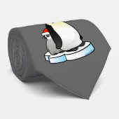 Santa Emperor Penguin Stropdas (Opgerold)