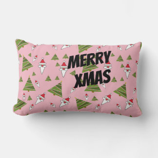Santa- en kerstboom aanpassen kussen