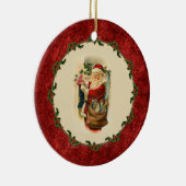  Santa en Kousen Ornament (Rechts)
