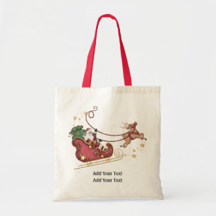 Santa en rendier Tas - SRF