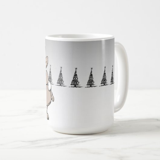 Santa en Rudolph de Red Nosed Reindeer Mok (Voorkant rechts)