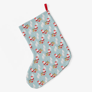 Santa en Rudolph Grote Kerstsok