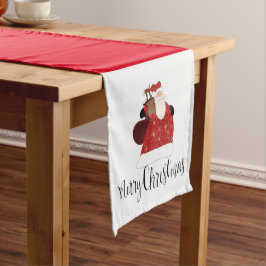Santa en Rudolph Lange Tafelloper