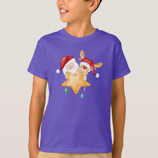 Santa en Rudy Star T-shirt