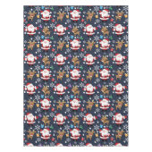 Santa en zijn favoriete rendierpatroon tafelkleed (Voorkant)