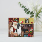 Santa-Engineering Springer 7 Feestdagenkaart (Staand voorkant)