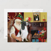 Santa-Engineering Springer 7 Feestdagenkaart (Voorkant / Achterkant)