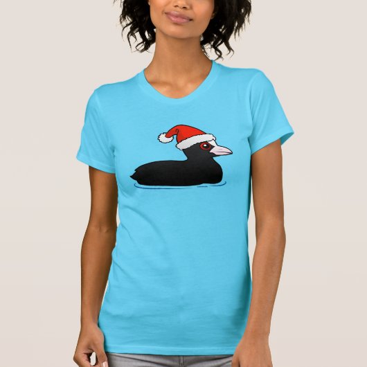 Santa Eurasian Coot T-shirt (Voorkant)