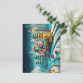 Santa Express Kerstavond Behuizing Kaart (Staand voorkant)