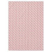 Santa Face Circles, Red Stripes-TABLECLOTH 60x84 Tafelkleed (Voorkant)