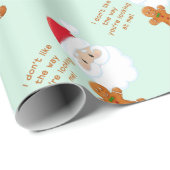 Santa Face GingerBrooBoy Cadeaupapier (Rol Hoek)