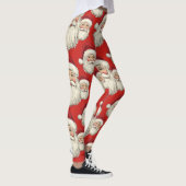  Santa Face Red Leggings (Rechts)