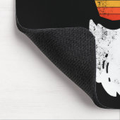 Santa Face Retro Sungles Christmas Xmas Muismat (Hoek)