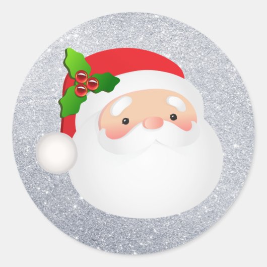 Santa Face Stickers (Voorkant)