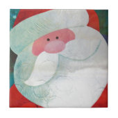 Santa Face Tegeltje (Voorkant)