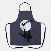 Santa Fallin' Volle Maan Schort (Voorkant)