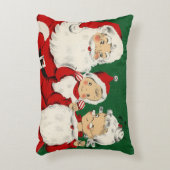  Santa Familie Kerstmis Accent Kussen (Voorkant(Verticaal))