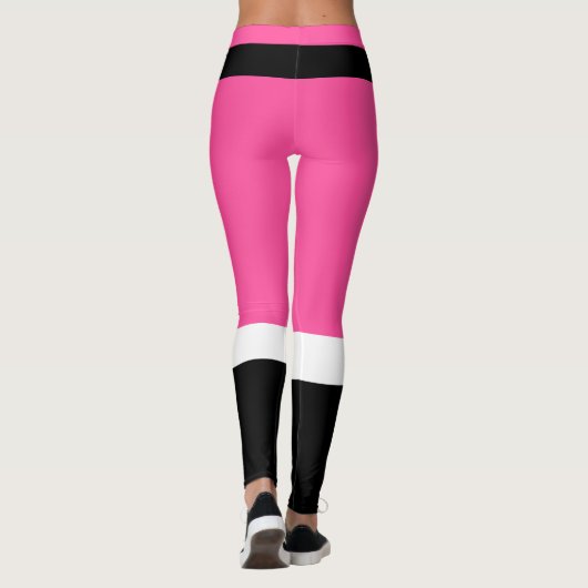 Santa Fancy Pants Hot Pink Leggings (Achterkant)