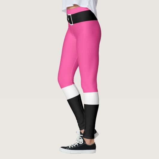 Santa Fancy Pants Hot Pink Leggings (Links)