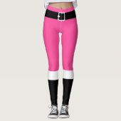 Santa Fancy Pants Hot Pink Leggings (Voorkant)