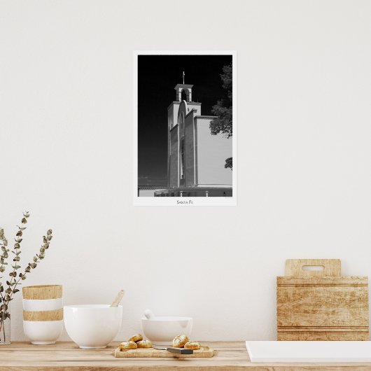 Santa Fe Architecture Poster (Keuken)