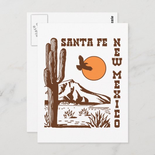 Santa Fe Briefkaart (Voorkant / Achterkant)