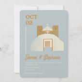 Santa Fe bruiloft uitnodigingen (Voorkant)