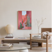 Santa Fe Cacti Boho Poster Canvas Afdruk