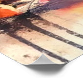 Santa fe Canyon Road Waterverf Poster (Hoek)