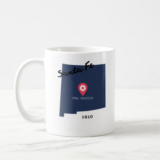 Santa Fe coffee mug  (Gauche)