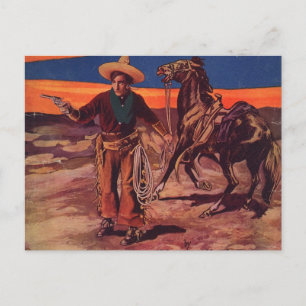 Santa Fe Cowboy Briefkaart