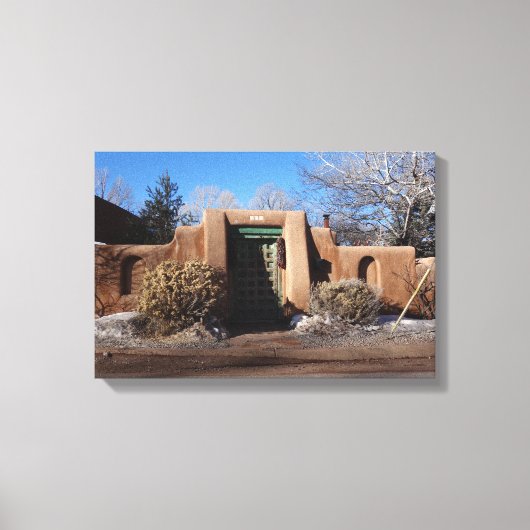 Santa Fe-deur Canvas Afdruk (Voorkant)