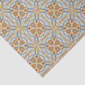 Santa Fe Geometric Tegel Pattern Tissuepapier (Detail)