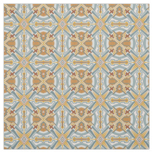 Santa Fe Geometric Tile Patroon Stof