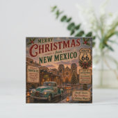 Santa Fe Kerstgroet Route 66 (Staand voorkant)