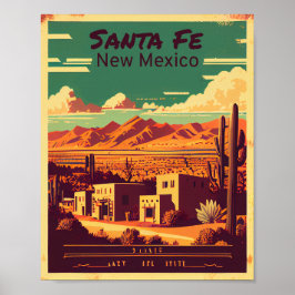 Santa Fe Kunst Poster