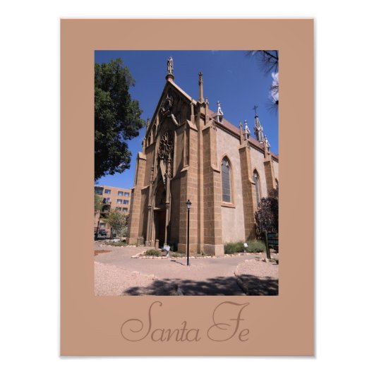 Santa Fe Loretto Kapel Foto Afdruk (Voorkant)
