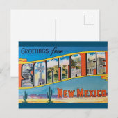 Santa Fe, New Mexico  Art Briefkaart (Voorkant / Achterkant)