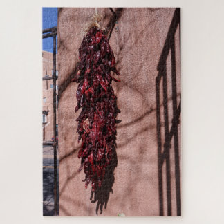 Santa Fe New Mexico Chili Ristras Schilderachtig Legpuzzel