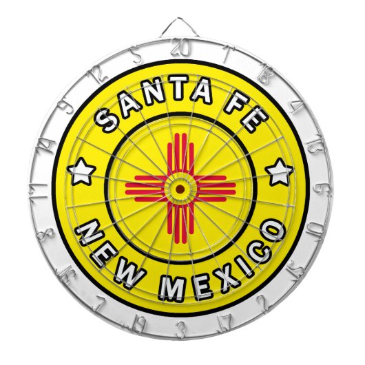 Santa Fe New Mexico Dartbord (Voorkant)