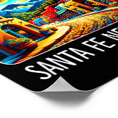 Santa Fe New Mexico - Expressionism Art - Poster (Hoek)