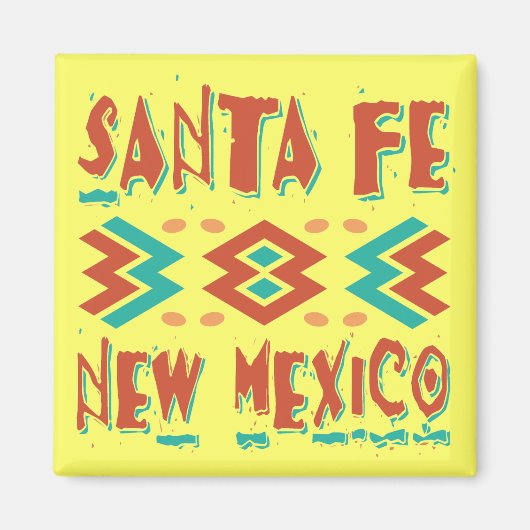 SANTA FE, NEW MEXICO MAGNEET (Voorkant)