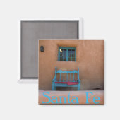Santa Fe New Mexico Magnet Magneet (Voorkant / Achterkant)