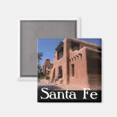 Santa Fe New Mexico Magnet Magneet (Voorkant / Achterkant)