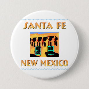 Santa Fe New Mexico Ronde Button 7,6 Cm