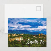 Santa Fe New Mexico Schilderachtig Briefkaart (Voorkant / Achterkant)