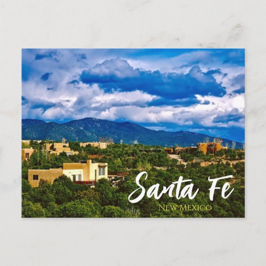 Santa Fe New Mexico Schilderachtig Briefkaart (Voorkant)
